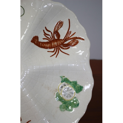 198 - Shorter & Son Seafood Oyster Dish - 1940's - 34cm dia - Marks to Base