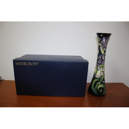 209 - Moorcroft Tall Vase by Emma Bossons, Boxed, 31cm Tall