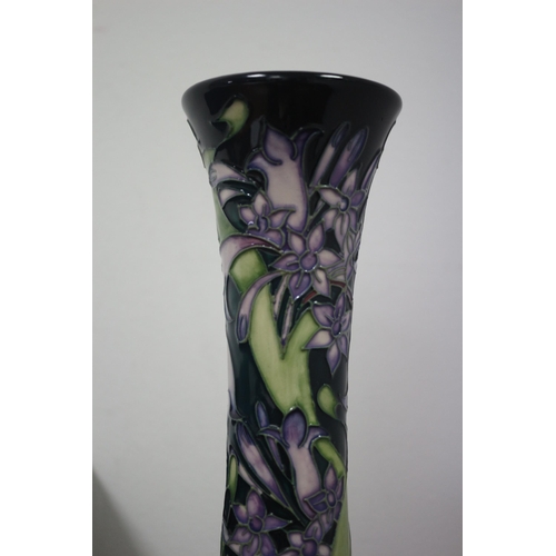 209 - Moorcroft Tall Vase by Emma Bossons, Boxed, 31cm Tall