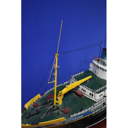 216 - Superb Quality - Very Large & Well Made Scratch Built Model of the 'Smit Rotterdam' Tug Boat - On Be... 