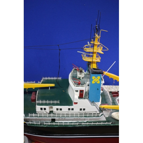 216 - Superb Quality - Very Large & Well Made Scratch Built Model of the 'Smit Rotterdam' Tug Boat - On Be... 