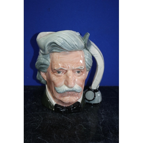 218 - Large Royal Doulton Character Jug - 19cm Tall - 'Mark Twain' - First Quality