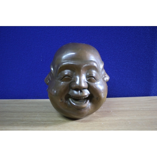 229 - Bronze 4 Faced Buddha - 12cm Tall - Character Mark to Base