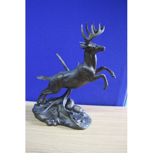 233 - Majestic Stag Bronze by Sarah Rose - The Nature Bronze Collection - 29cm Tall - Sticker to Base