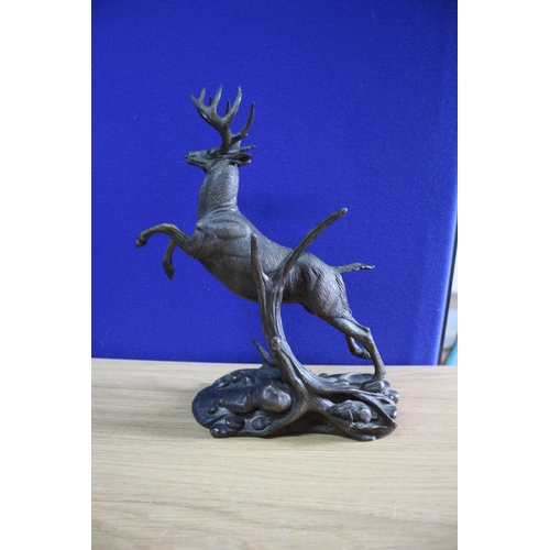 233 - Majestic Stag Bronze by Sarah Rose - The Nature Bronze Collection - 29cm Tall - Sticker to Base