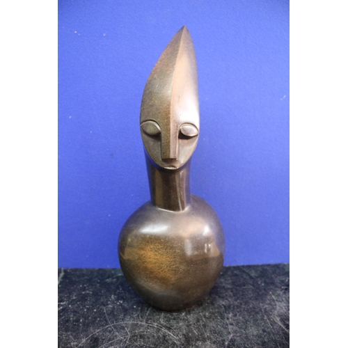 238 - Very Impressive Solid Stone Sculpture by Swahili Artist N Mtombo - 41cm Tall