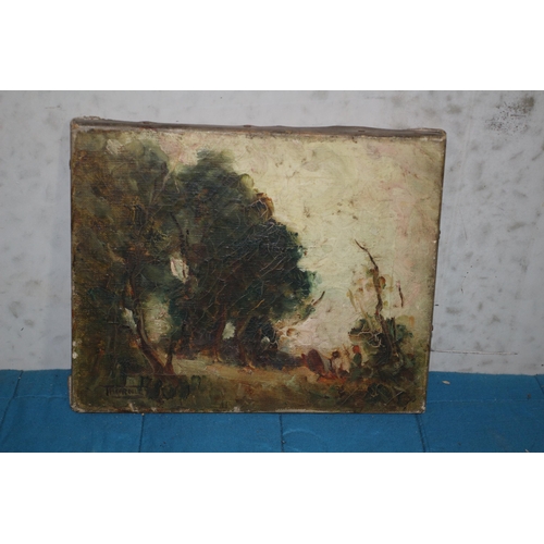 269 - Original Oil on Canvas Painting by Morgan Arthur Thornley - Signed Bottom Left Corner - Early 20th C... 