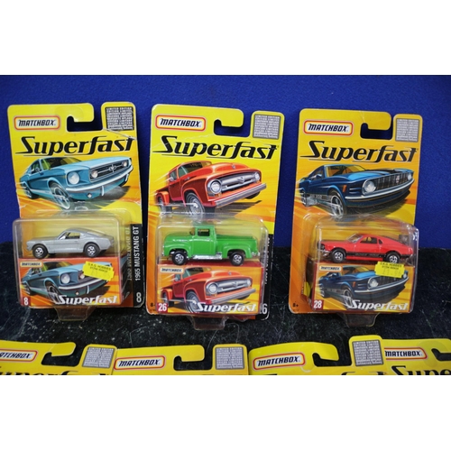 16 - 7 x Matchbox Limited Edition Superfast Long Card Cars