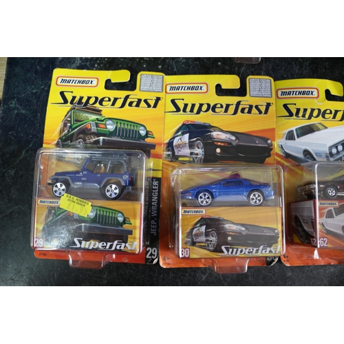 16 - 7 x Matchbox Limited Edition Superfast Long Card Cars