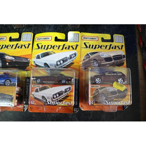 16 - 7 x Matchbox Limited Edition Superfast Long Card Cars