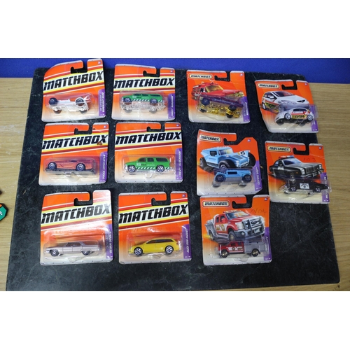 19 - 11 x Matchbox Card Backed Vehicles