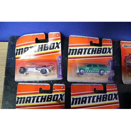 19 - 11 x Matchbox Card Backed Vehicles