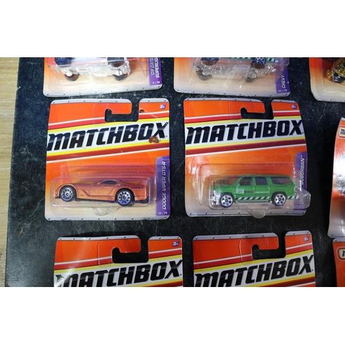 19 - 11 x Matchbox Card Backed Vehicles