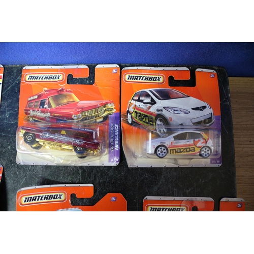 19 - 11 x Matchbox Card Backed Vehicles