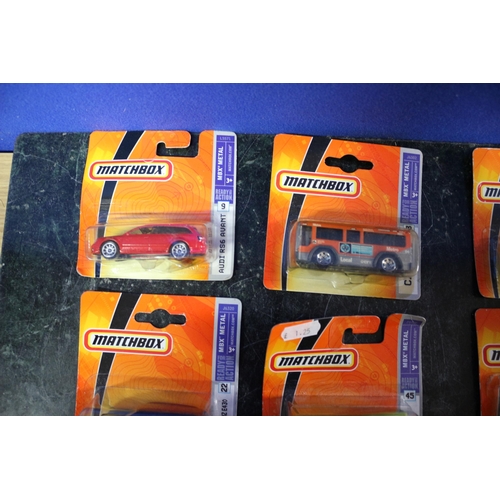 20 - 9 x Matchbox Card Backed Vehicles