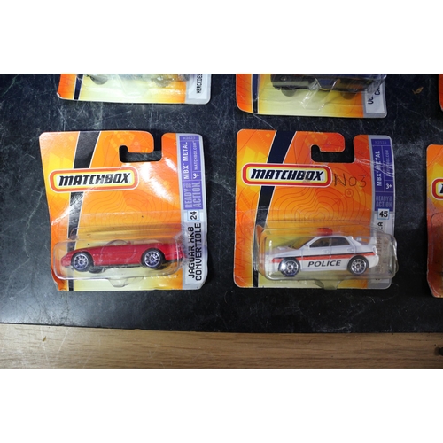 20 - 9 x Matchbox Card Backed Vehicles