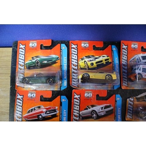 22 - 10 x Matchbox Card Backed Vehicles