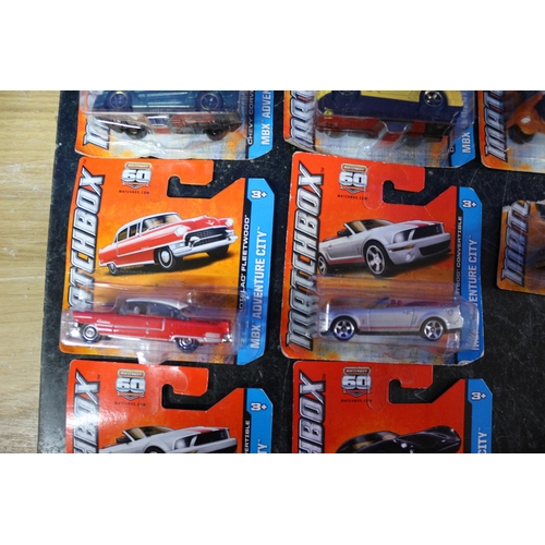 22 - 10 x Matchbox Card Backed Vehicles