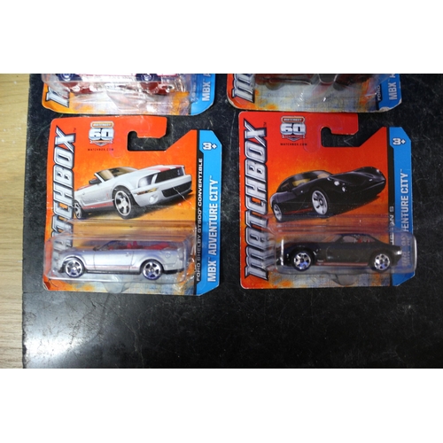 22 - 10 x Matchbox Card Backed Vehicles