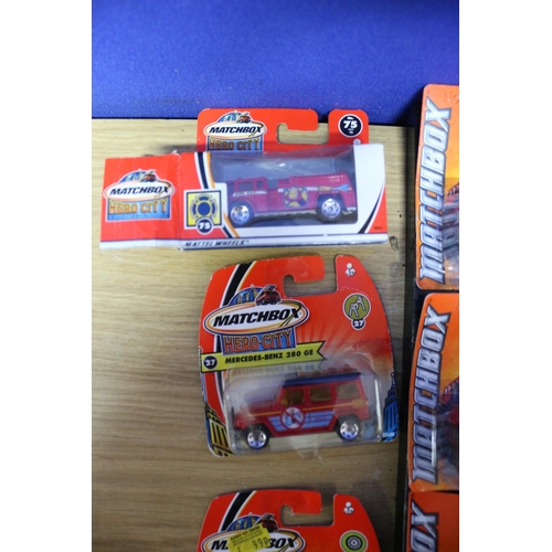 23 - 18 x Matchbox Mixed Series Card Backed Vehicles