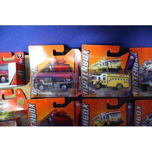 23 - 18 x Matchbox Mixed Series Card Backed Vehicles