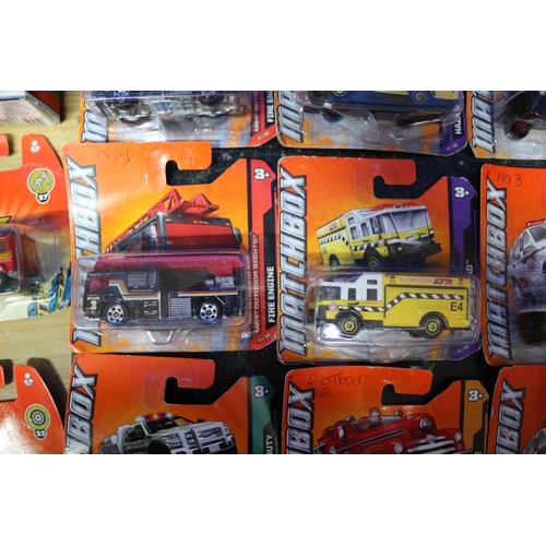 23 - 18 x Matchbox Mixed Series Card Backed Vehicles