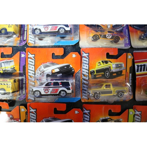 23 - 18 x Matchbox Mixed Series Card Backed Vehicles