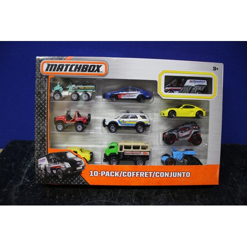 24 - Boxed Set of 10 x Matchbox Vehicles