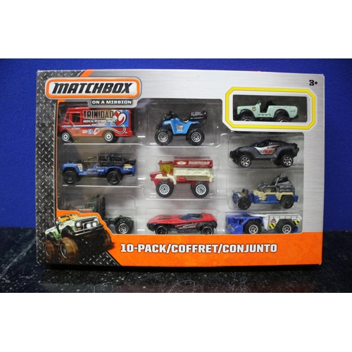 26 - Boxed On a Mission 10 x Matchbox Vehicles