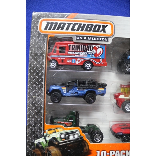 26 - Boxed On a Mission 10 x Matchbox Vehicles