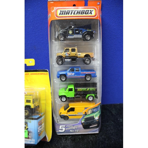 27 - 2 x 5 Pack Matchbox Vehicles including one On a Mission Pack plus 60th Anniversary