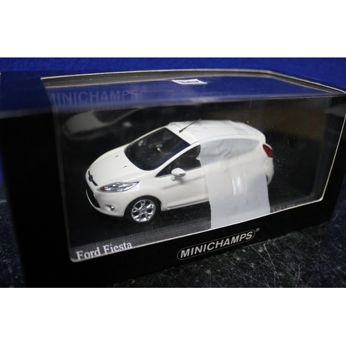 29 - Minichamps Ford Fiesta 2008 White - 1 of 1,008 Pieces