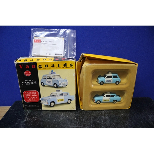 31 - Vanguards Dual Pack of Die Cast Vehicles - 1:43 Scale - Police Panda Cars of the 1960's - Special Li... 