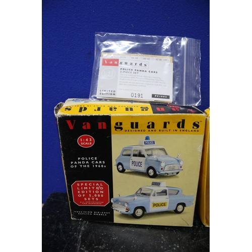 31 - Vanguards Dual Pack of Die Cast Vehicles - 1:43 Scale - Police Panda Cars of the 1960's - Special Li... 