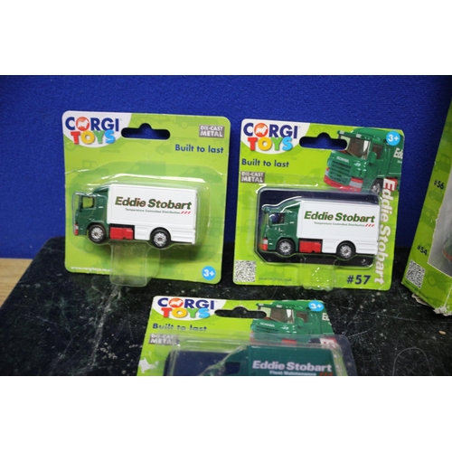 34 - Corgi Toys 5 Pack of Vehicles plus 3 Single Eddie Stobart Vehicles