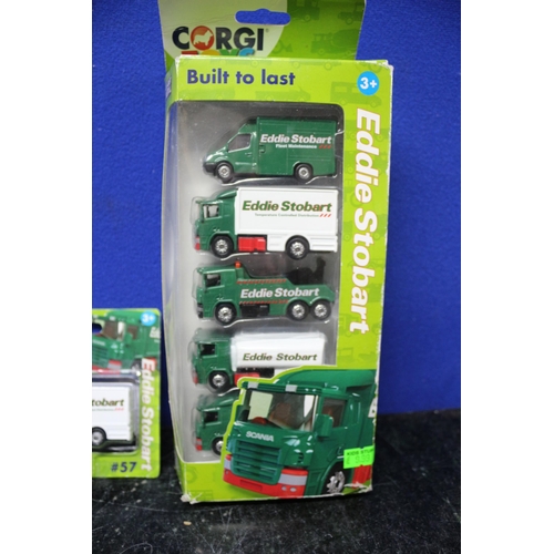 34 - Corgi Toys 5 Pack of Vehicles plus 3 Single Eddie Stobart Vehicles