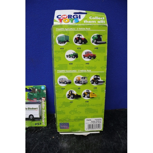 34 - Corgi Toys 5 Pack of Vehicles plus 3 Single Eddie Stobart Vehicles