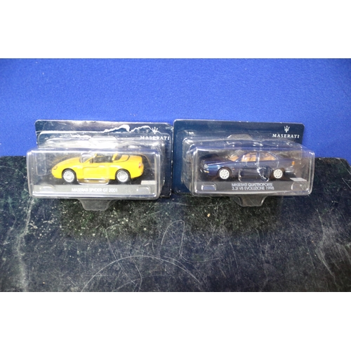 35 - 2 x Maserati Die Cast Models