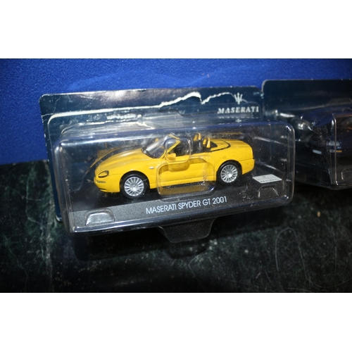 35 - 2 x Maserati Die Cast Models