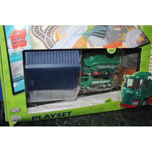 38 - Corgi Toys Eddie Stobart Play Set