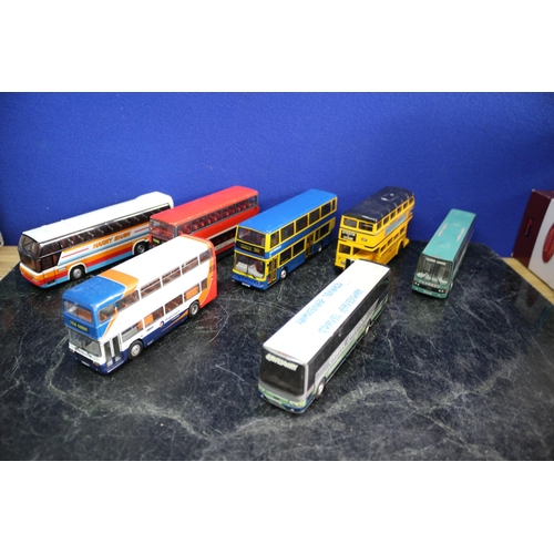 43 - 7 x Corgi Unboxed Die cast Buses