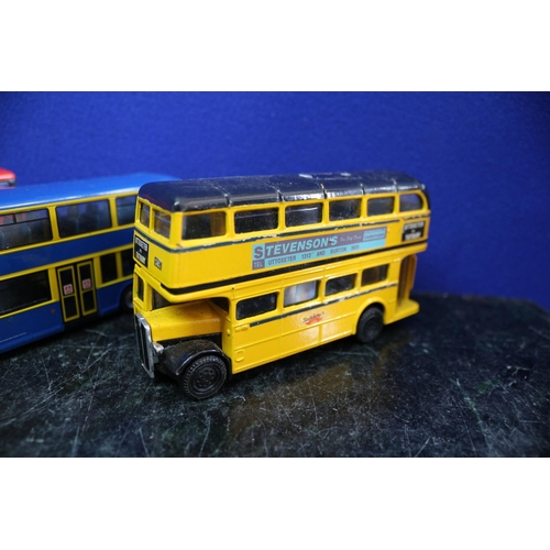 43 - 7 x Corgi Unboxed Die cast Buses