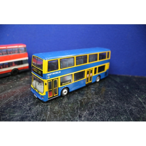 43 - 7 x Corgi Unboxed Die cast Buses