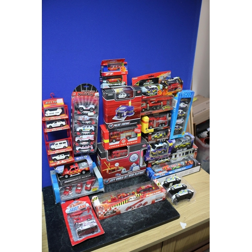 45 - Large Selection of Emergency Services Vehicles - Mixed Makes