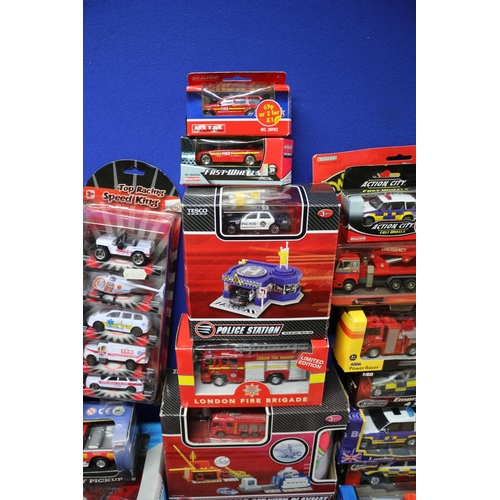 45 - Large Selection of Emergency Services Vehicles - Mixed Makes