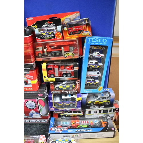 45 - Large Selection of Emergency Services Vehicles - Mixed Makes