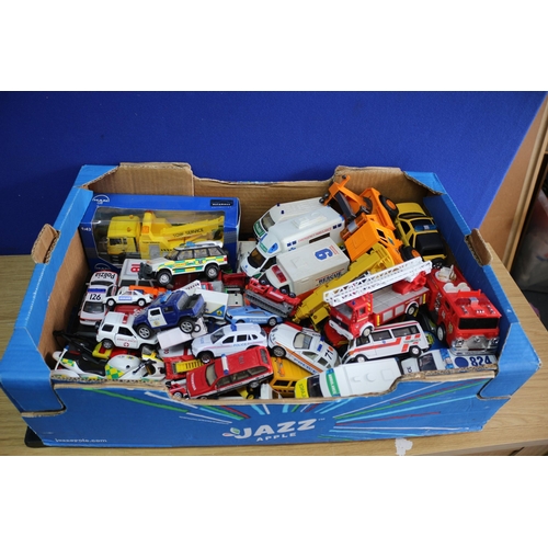 48 - Large Selection of Emergency Services Vehicles including Matchbox - Couple Boxed - All Played With C... 