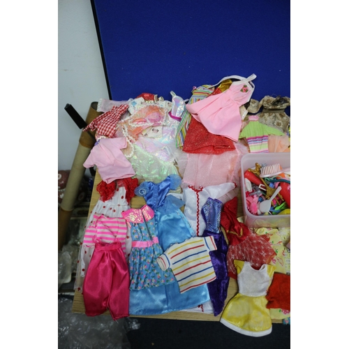 5 - Huge Selection of Dolls Clothes and Accessories - Over 100 Pieces, Several Aged, believed to be for ... 