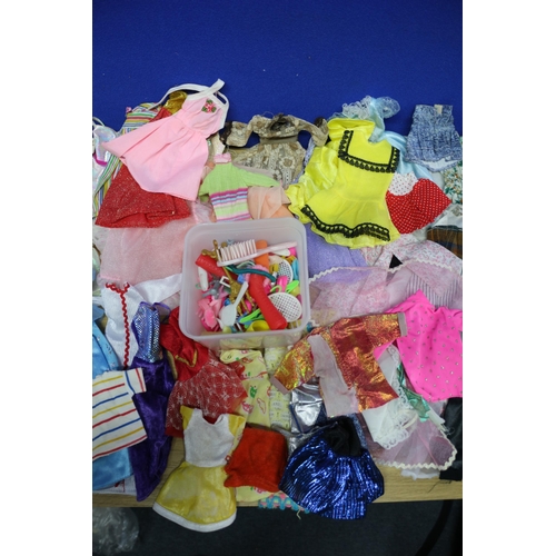 5 - Huge Selection of Dolls Clothes and Accessories - Over 100 Pieces, Several Aged, believed to be for ... 