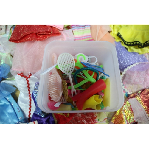 5 - Huge Selection of Dolls Clothes and Accessories - Over 100 Pieces, Several Aged, believed to be for ... 